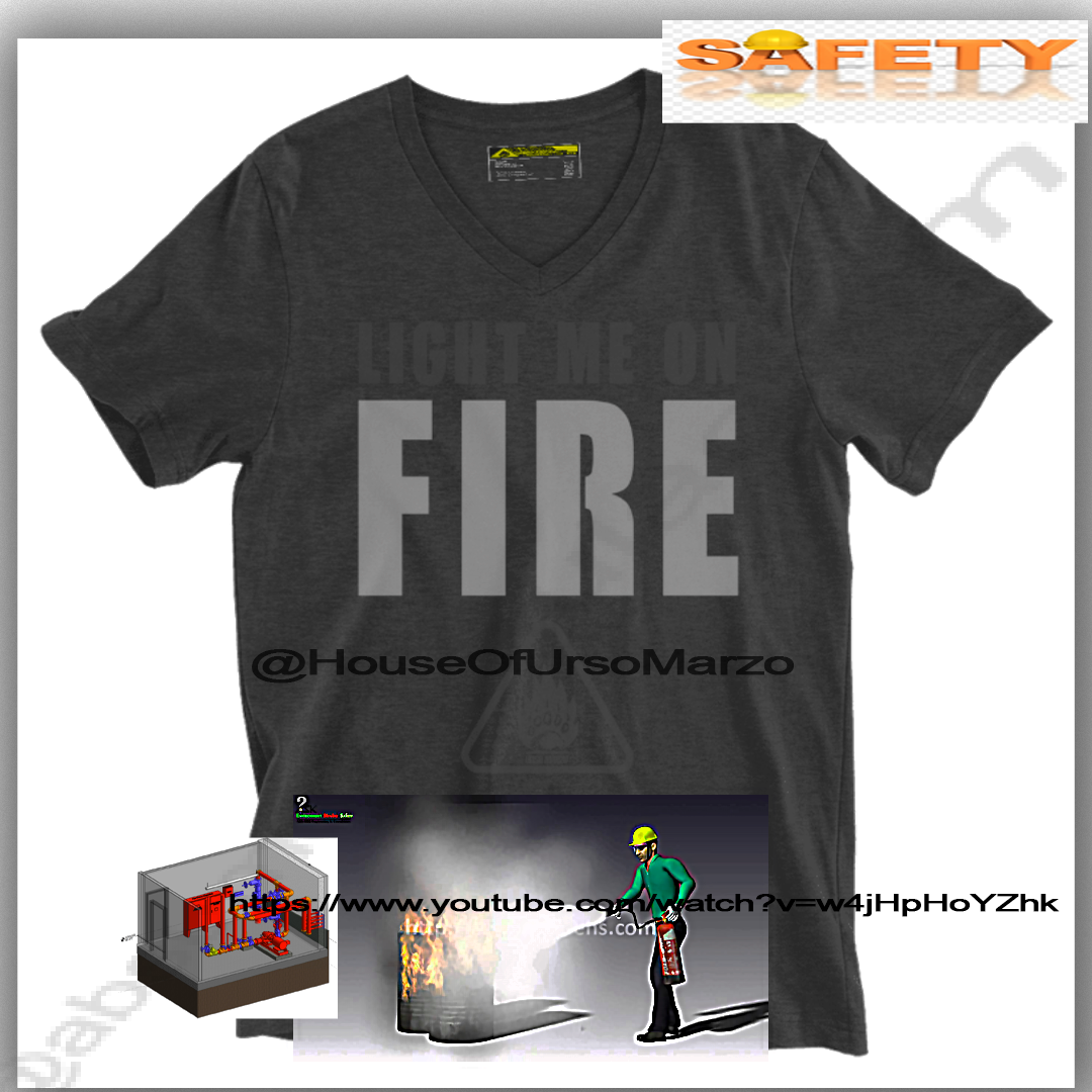 FIRE V-Neck Gray
