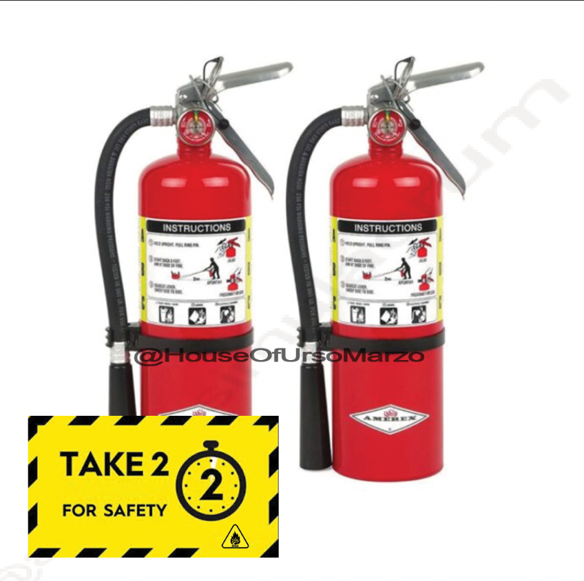 Home / Fire Extinguishers / Amerex / 5lb Fire Extinguisher – Amerex B500 ABC Multi-Purpose (2-Pack)
