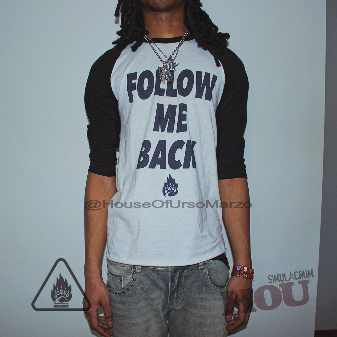 Follow Me Tee Black