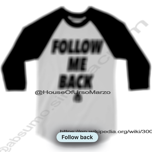 Follow Me Tee Black